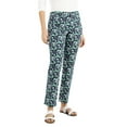 thumbnail image 1 of Charter Club Women's Lexington Geo-Print Straight Leg Jeans Intrepid Blue (Intrepid Blue, 8), 1 of 1