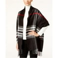 thumbnail image 1 of Charter Club Adult Women's Heavyweight Multicolor Knit Blanket Scarf, 1 of 1