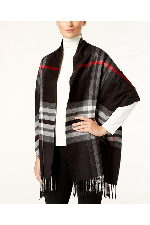 Adult Women's Heavyweight Multicolor Knit Blanket Scarf