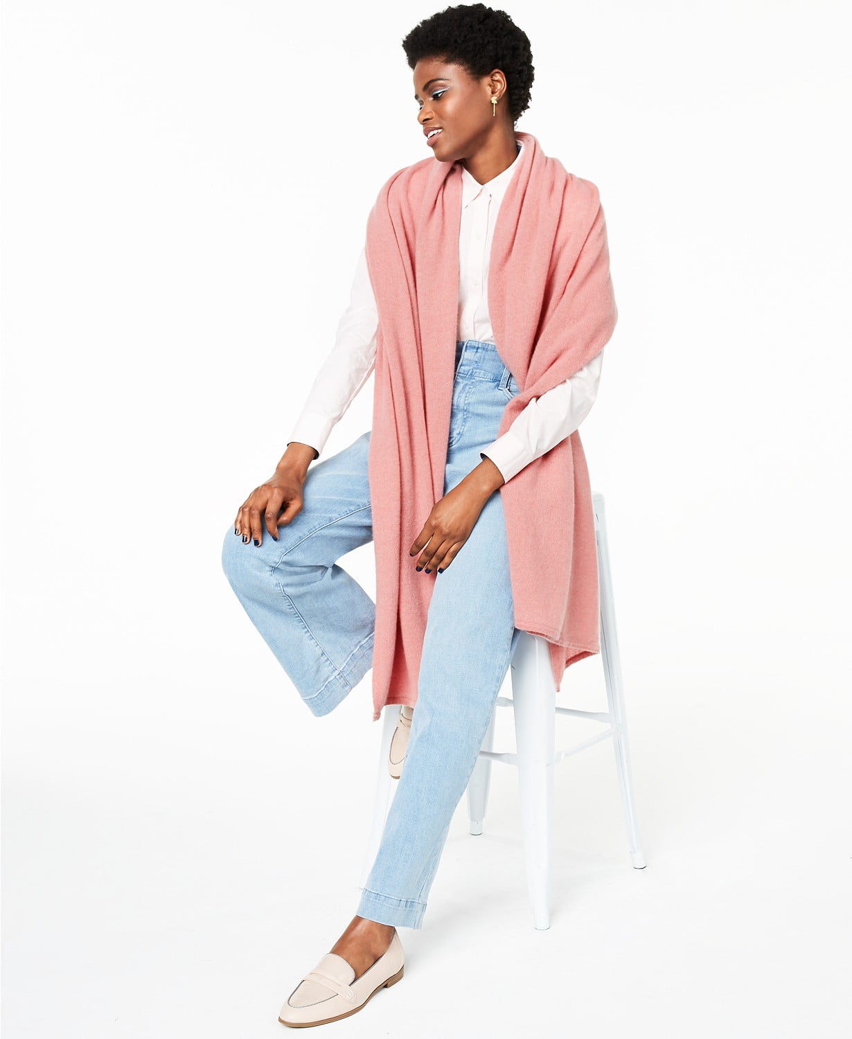 Charter club hotsell oversized cashmere scarf