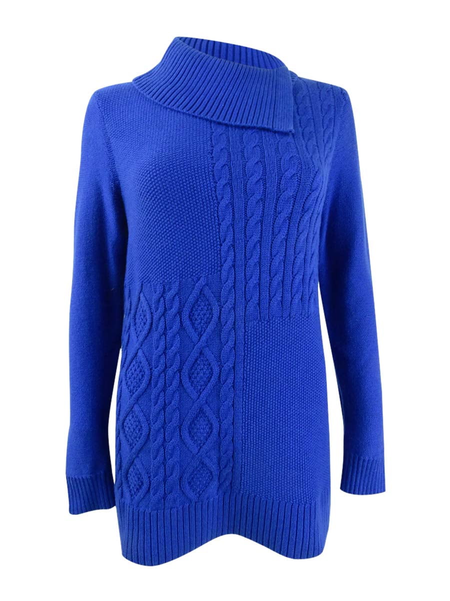 Asymmetric neck patchwork top contrast stitching sweatshirts