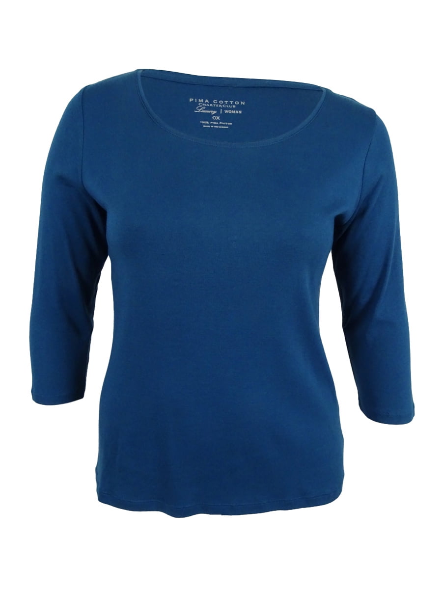 charter club pima cotton tops