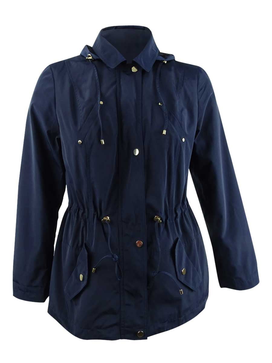 Charter Club Women's Plus Size Utility Jacket (0X, Intrepid Blue)