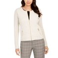 thumbnail image 1 of Charter Club Women's Quilted Sweater Jacket Beige Size XX-Large, 1 of 3