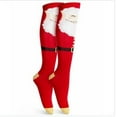 thumbnail image 1 of Charter Club Women's Santa Claus Holiday Knee High Socks, Red, 9-11, 1 of 2