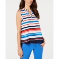 thumbnail image 1 of Charter Club Women's Striped Top White Size PXL, 1 of 3