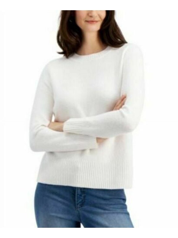 Women's Sweater Crewneck Cloud Long Sleeve Top Size M