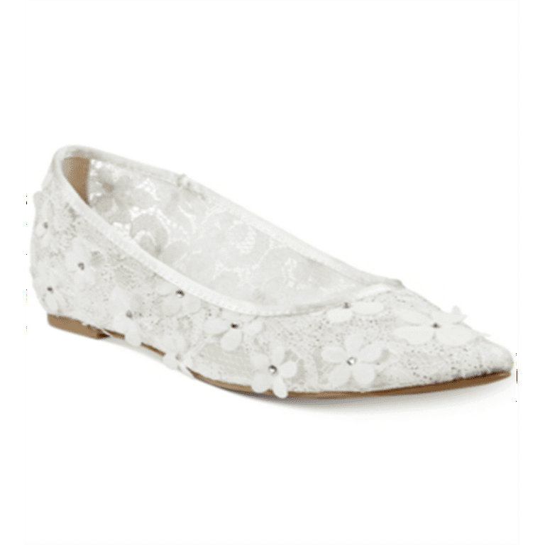 Charter Club Women s Tonina Pointed Toe Flats White Size 6M Walmart