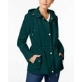 thumbnail image 1 of Charter Club Women's Water-Resistant Hooded Anorak Jacket  Dark Green Size Extra Small, 1 of 3
