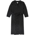 thumbnail image 1 of Charter Club Womens Belted Fit & Flare Dress, Black, Plus Size, 2X, 1 of 3
