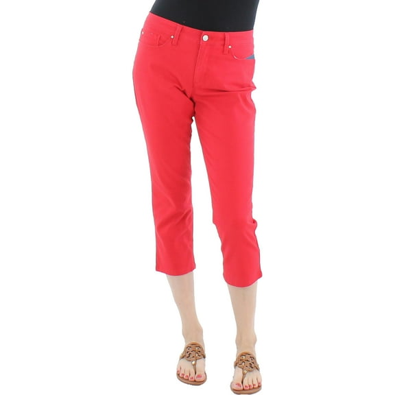 Charter Club Womens Bristol Tummy Slimming High Rise Capri Pants