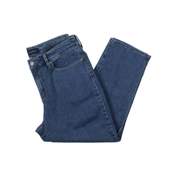 Charter Club Womens Tummy Control Bristol Capri Jeans Lyon Wash 12