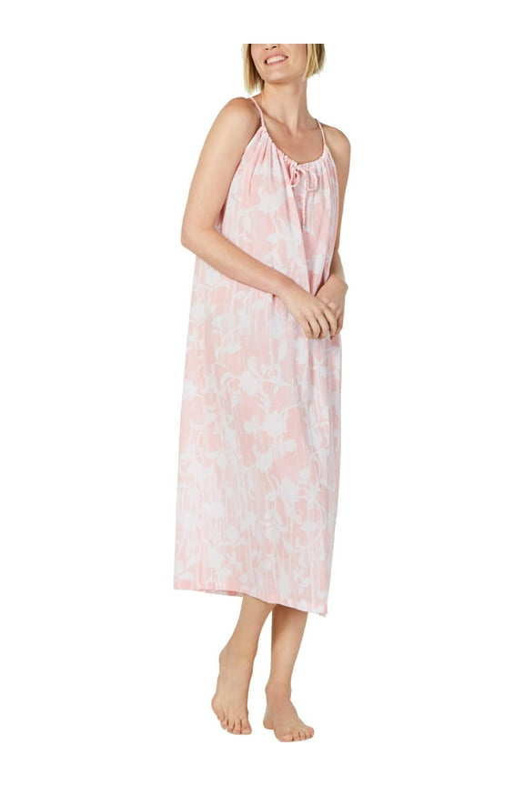 Womens Comfy Sleepwear Nightgown Pink XS