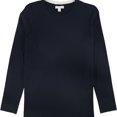 thumbnail image 1 of Charter Club Womens Contrast Trim Pullover Sweater, Blue, Small, 1 of 2