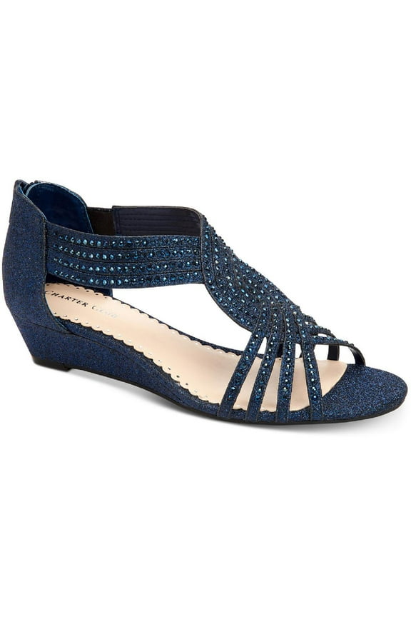 Womens Ginifur Faux Leather Casual Wedge Sandals