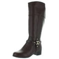thumbnail image 1 of Charter Club Womens Helenn Faux Leather Knee-High Riding Boots, 1 of 2