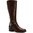 thumbnail image 1 of Charter Club Womens Helenn Faux Leather Tall Riding Boots, 1 of 4