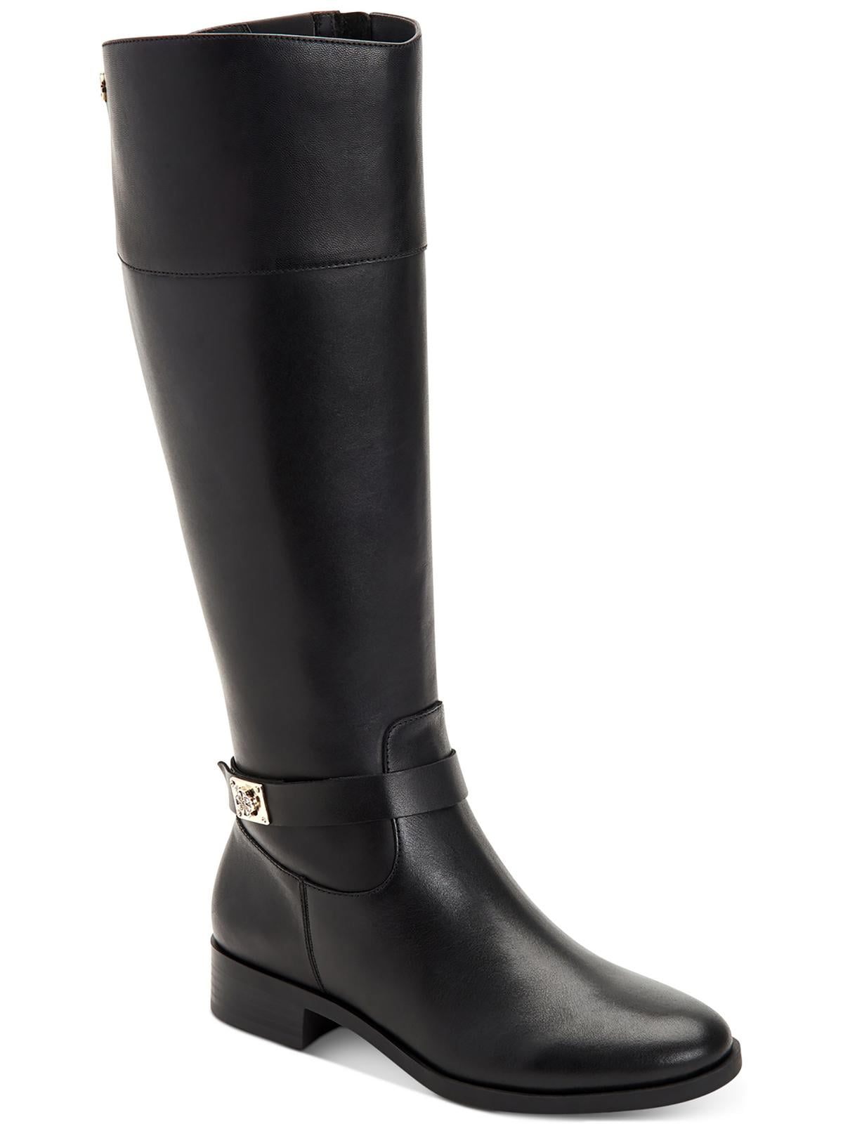 Charter Club Womens Johannes Faux Leather Tall Knee-High Boots ...