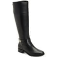 thumbnail image 1 of Charter Club Womens Johannes Faux Leather Tall Knee-High Boots, 1 of 3