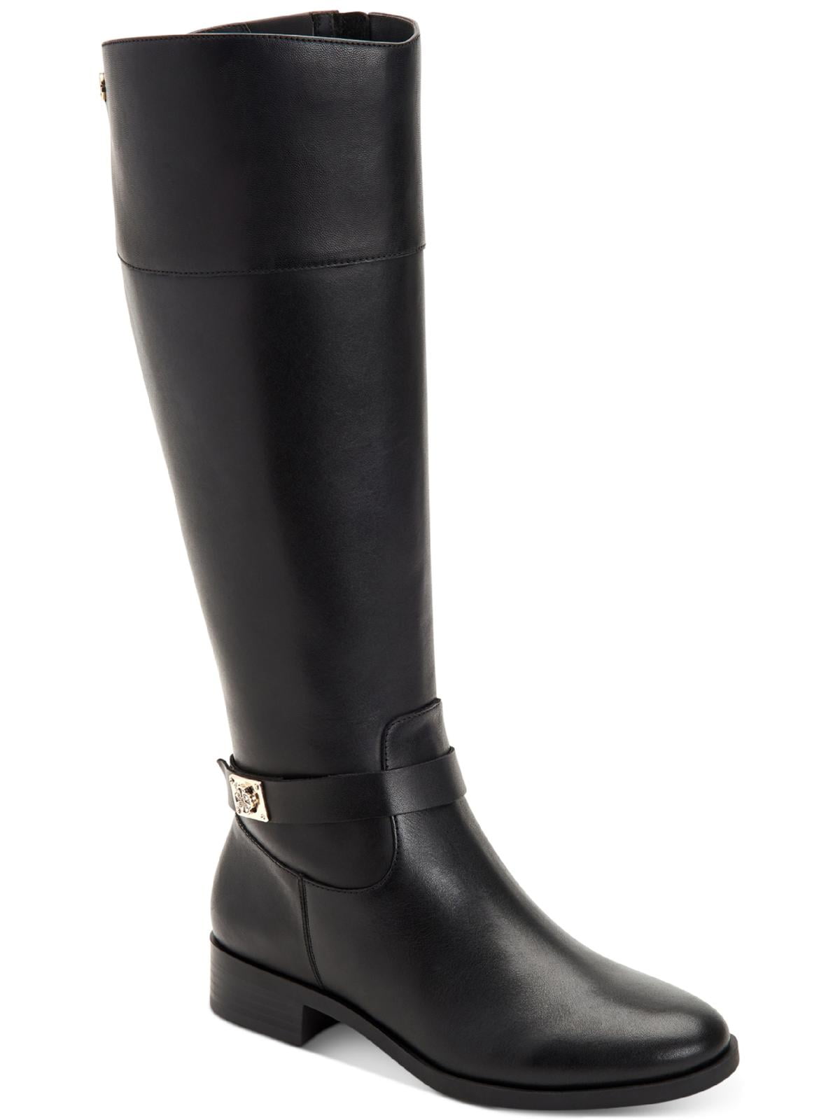Charter Club Womens Johannes Leather Tall Knee-High Boots - Walmart.com