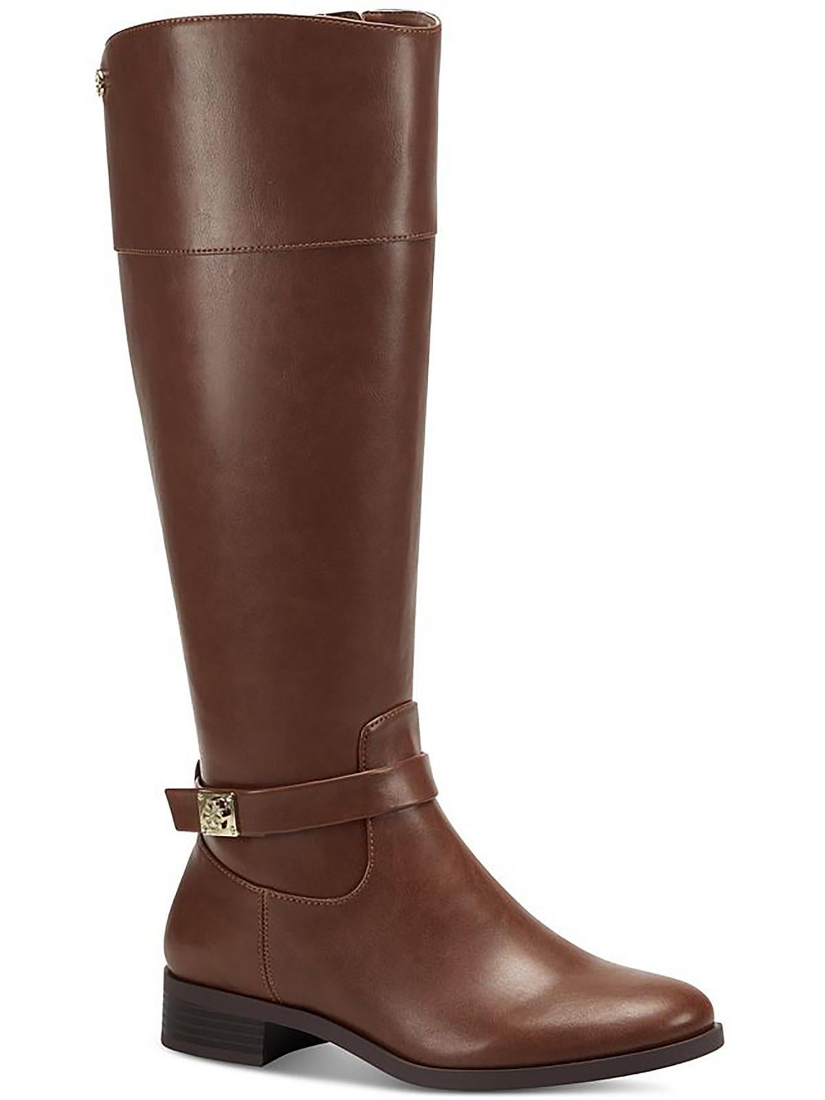 high neck leather boots