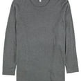 thumbnail image 1 of Charter Club Womens Fresh Pullover Sweater, Grey, Plus Size, 1X, 1 of 3