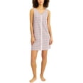 thumbnail image 1 of Charter Club Womens Lace-Trim Cotton Nightgown, Entwine Geo, X-Small, 1 of 1