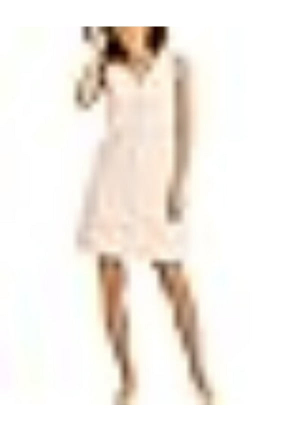 Womens Lace-Trim Cotton Nightgown, Orange Paisley, X-Small