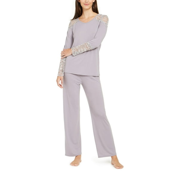 Charter Club Womens Lace-trim Pajama Set Size 2XL
