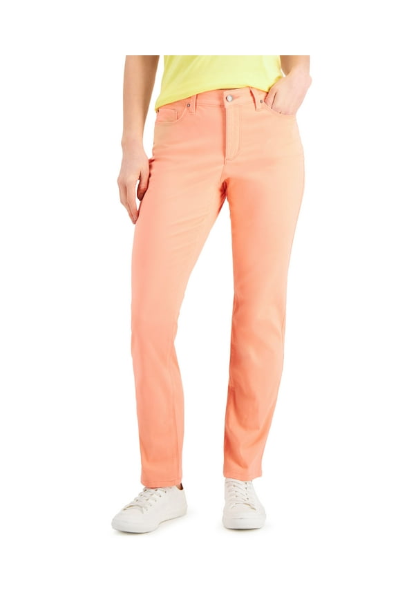 Womens Lexington Tummy Control Straight Leg Jeans Sandy Pink 10