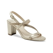 Charter Club Womens Lunah Glitter Criss-Cross Slingback Sandals