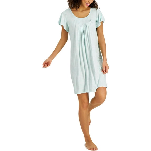Charter Club Womens Nightwear Sleepwear Nightgown Green M