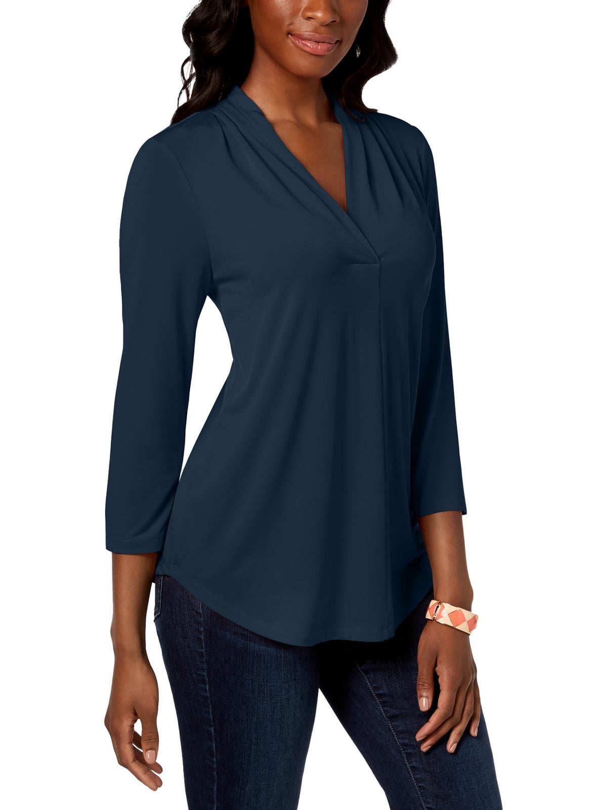 charter club petite blouses