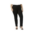 thumbnail image 1 of Charter Club Womens Plus Denim Slim Fit Straight Leg Jeans Black 28W, 1 of 3