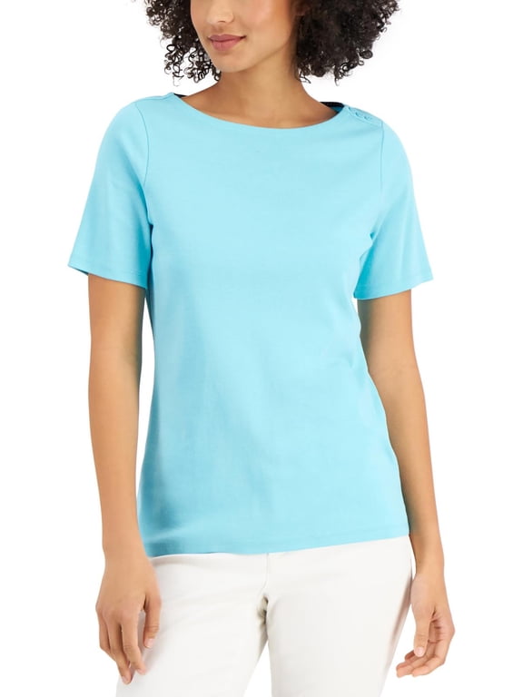 Womens Supima Cotton Short Sleeves T-Shirt