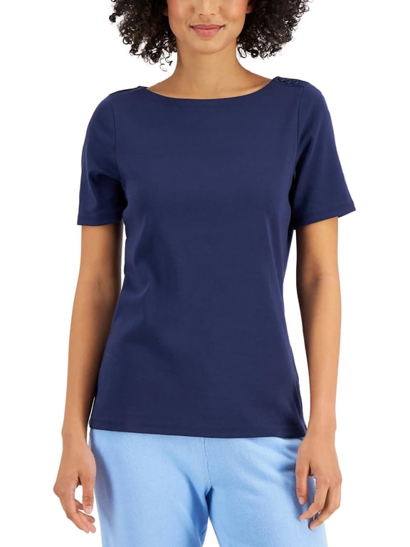 Womens Supima Cotton Short Sleeves T-Shirt