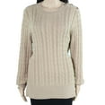 thumbnail image 1 of Charter Club Womens Sweater Plus Cable-Knit Pullover, 1 of 2