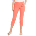 thumbnail image 1 of Charter Club Womens Tummy Control Bristol Capri Jeans Tuscon Coral 6, 1 of 3