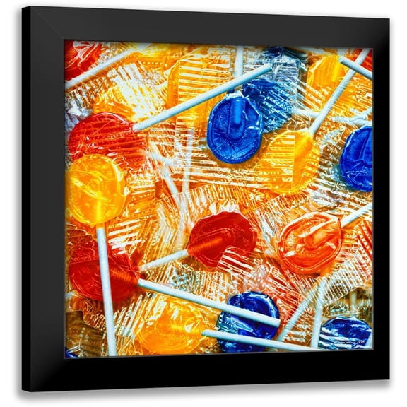 Chartier, Francois 12x12 Black Modern Framed Museum Art Print Titled - Lollipops