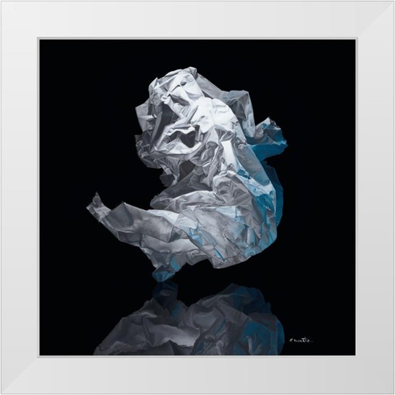 Chartier, Francois 12x12 White Modern Wood Framed Museum Art Print Titled - Iceberg IV