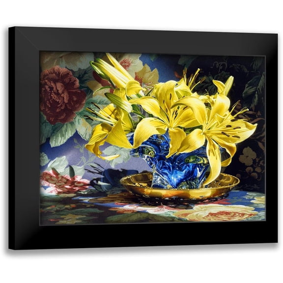 Chartier, Francois 14x12 Black Modern Framed Museum Art Print Titled - Fire And Ice