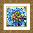 thumbnail image 1 of Chartier, Francois 20x20 Gold Ornate Wood Framed with Double Matting Museum Art Print Titled - Rhapsodie in Blue, 1 of 4