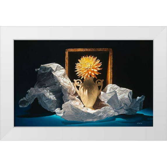 Chartier, Francois 24x16 White Modern Wood Framed Museum Art Print Titled - The Gift