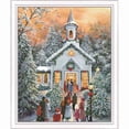 thumbnail image 1 of Charting Creations Silent Night Chart & Fabric Counted Cross-Stitch, 1 of 1