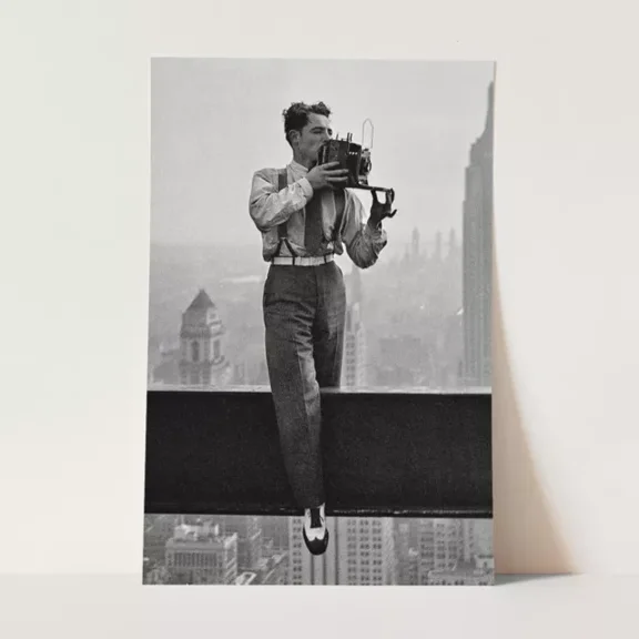Chartles C Ebbets Lunch Atop A Skyscraper Photo 1920S 1930S Wall Art Poster Print