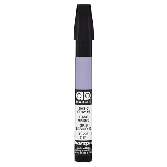 Chartpak Ad Marker, Basic Gray 3