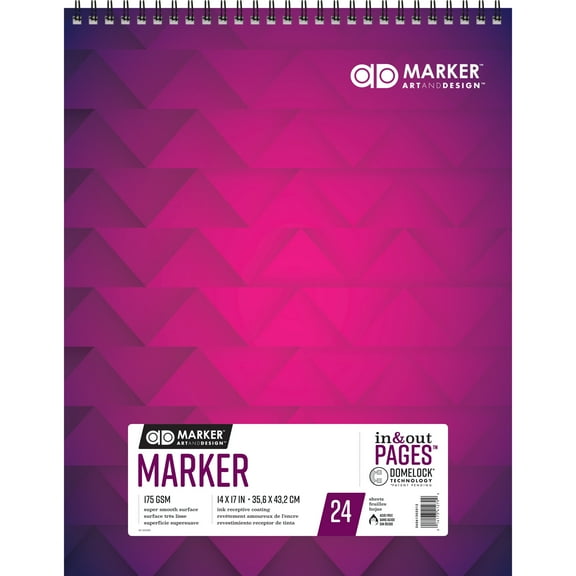Chartpak Ad Marker Pad, 14in x 17in, 24 Sheets/Pad