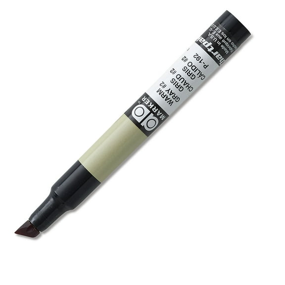 Chartpak AD Marker, Tri-Nib, Warm Gray 2, 1 Each