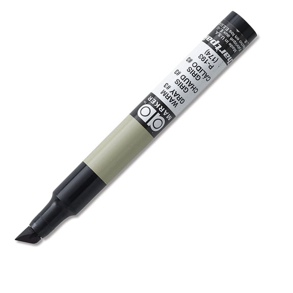 Chartpak AD Marker, Tri-Nib, Warm Gray 3, 1 Each