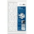 thumbnail image 1 of Chartpak, CHA01036, Vinyl Helvetica Style Letters/Numbers, 1 / Pack, White, 1 of 4